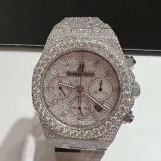 Moissanite Audemars Piguet Bust Down Moissanite Baguettes Watch