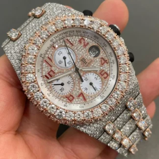 Audemars Piguet Moissanite Diamond Iced Out Bust Down Watch (Pass Diamond Tester)