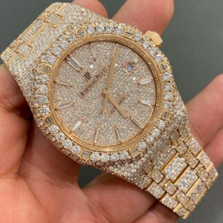 Audemars Piguet Moissanite Diamond Iced Out Bust Down Watch (Pass Diamond Tester)