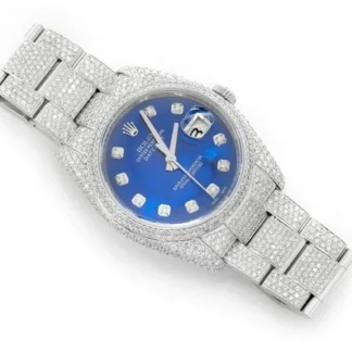 Rolex Datejust 36MM – 14.50ct Fully Iced Out