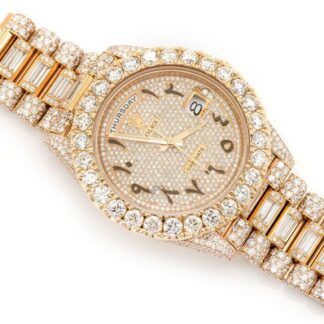 Rolex Men Prestige Diamond Watch